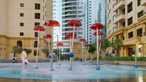 parque de agua VORTEX en Complejo residencial Jumeriah Beach en Dubai