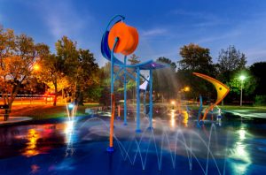 Superwave y Splashpad de VORTEX en parque municipal de Montreal