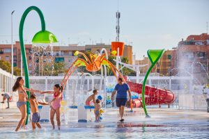 VORTEX reconvierte la piscina municipal de Paterna en un parque de agua sin profundidad