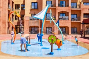 Splashpad de VORTEX en el Hotel Barceló Punta Umbria Beach Resort
