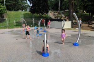 Splashpad urbano en Nyach