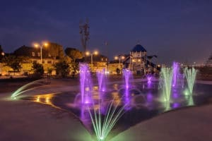 Nuevo Splashpad en el Parque de los Héroes en Colmenar Viejo