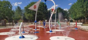 Villalba de Guardo gana un premio al instalar un parque acuático Splashpad