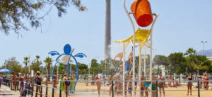 Parque de agua de VORTEX en el Paseo Marítimo Antonio Banderas