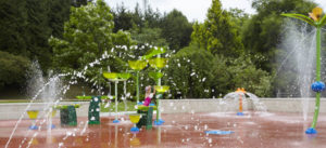 Splashpad de VORTEX en el Polideportivo Paco Yoldi en San Sebastián