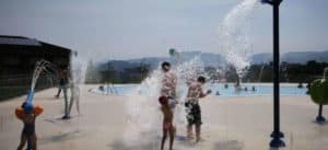 Nuevo Splashpad en la piscina municipal de Altza2