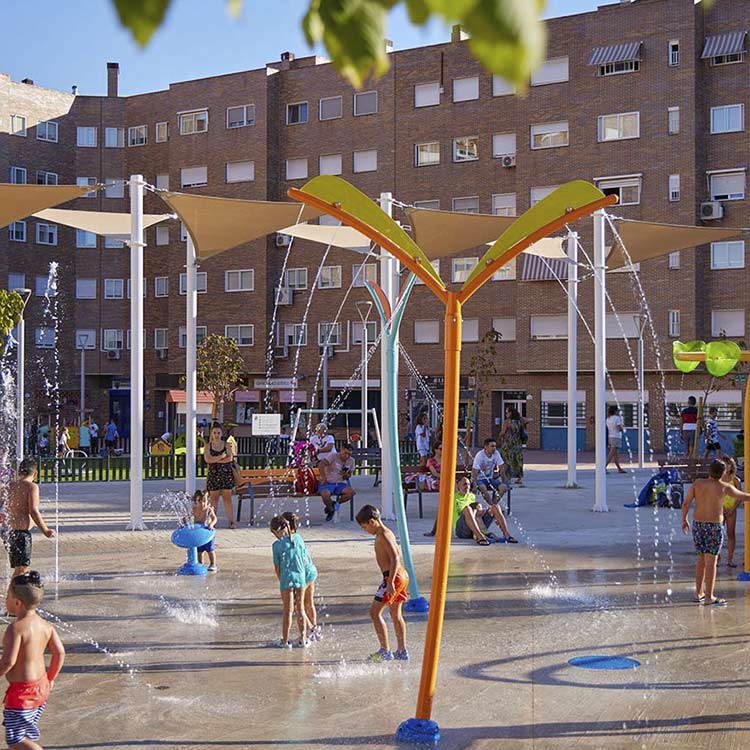 Oasis climáticos en Coslada (Madrid)