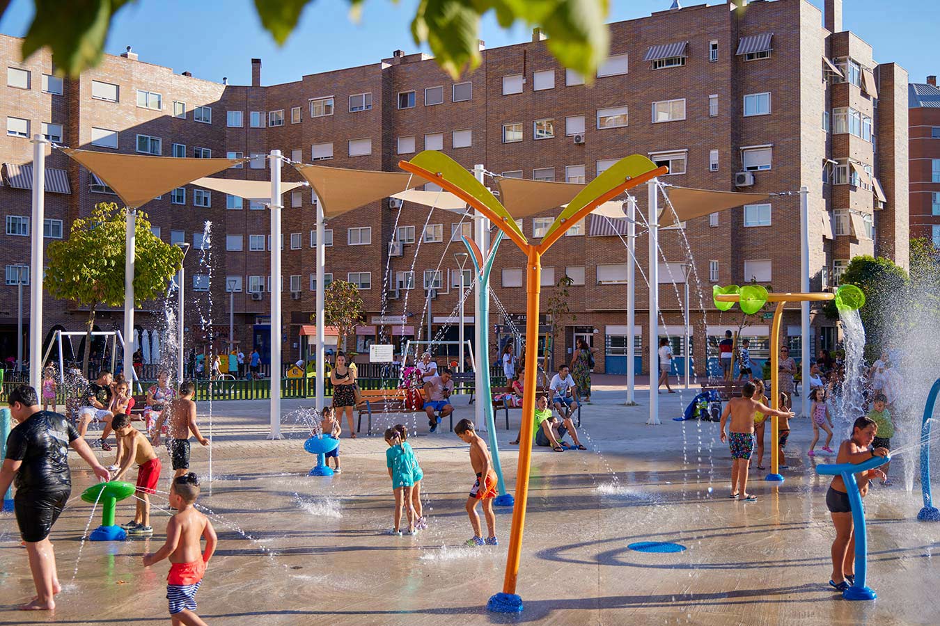 Oasis climáticos en Coslada (Madrid)