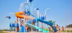 Las soluciones Elevations & PlayNuk para los parques de agua. Camping Bañares