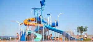 Instalación de parques de agua en campings