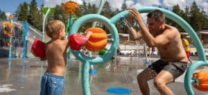 El parque acuático BO SOMMARLAND incorpora un Splashpad de VORTEX 3