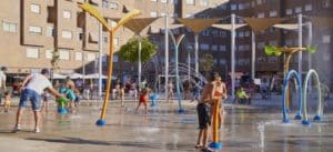 Refugios climáticos para refrescarse y jugar