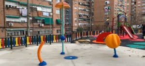 Refugios climáticos para refrescarse y jugar. Fuenlabrada