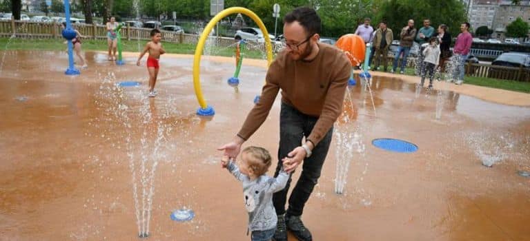 El municipio de Pontevedra disfruta de un nuevo Splashpad de VORTEX 1