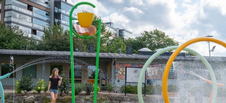 El primer Splashpad urbano de VORTEX en Finlandia 2