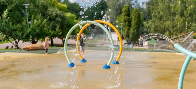 El primer Splashpad urbano de VORTEX en Finlandia