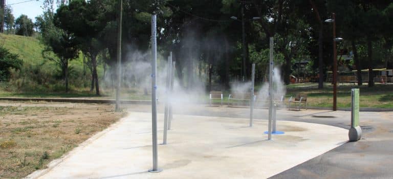 Barcelona instala un nuevo refugio climático de la mano de VORTEX