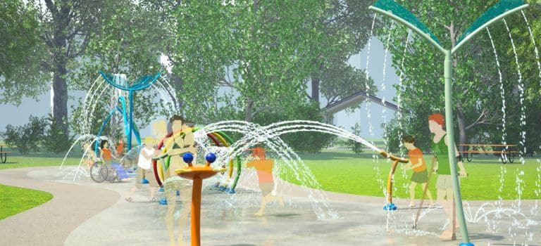 El parque acuático Aquavera potencia el juego en familia con un Splashpad de VORTEX 4