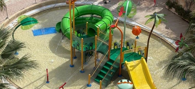 Nueva instalación acuática de VORTEX en el Hotel Palas Pineda