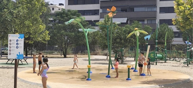 El parque 8M situado en Rivas-Vaciamadrid transforma su espacio urbano en un refugio climático