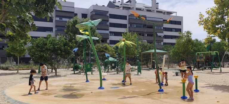 El parque 8M situado en Rivas-Vaciamadrid transforma su espacio urbano en un refugio climático 1